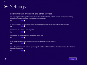 Windows 10 Sharing Info