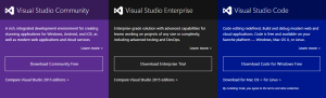 Visual Studio Download